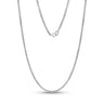 2mm Thin Cuban Link Chain - Unisex Necklaces - The Steel Shop