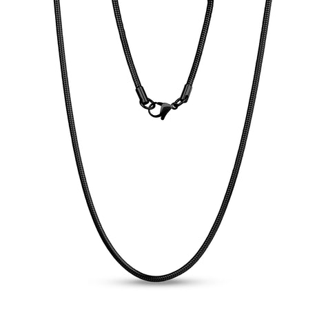 Round Snake Chain | 2.5MM - Unisex Necklaces - The Steel Shop