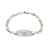 Medical ID Figaro Link Bracelet