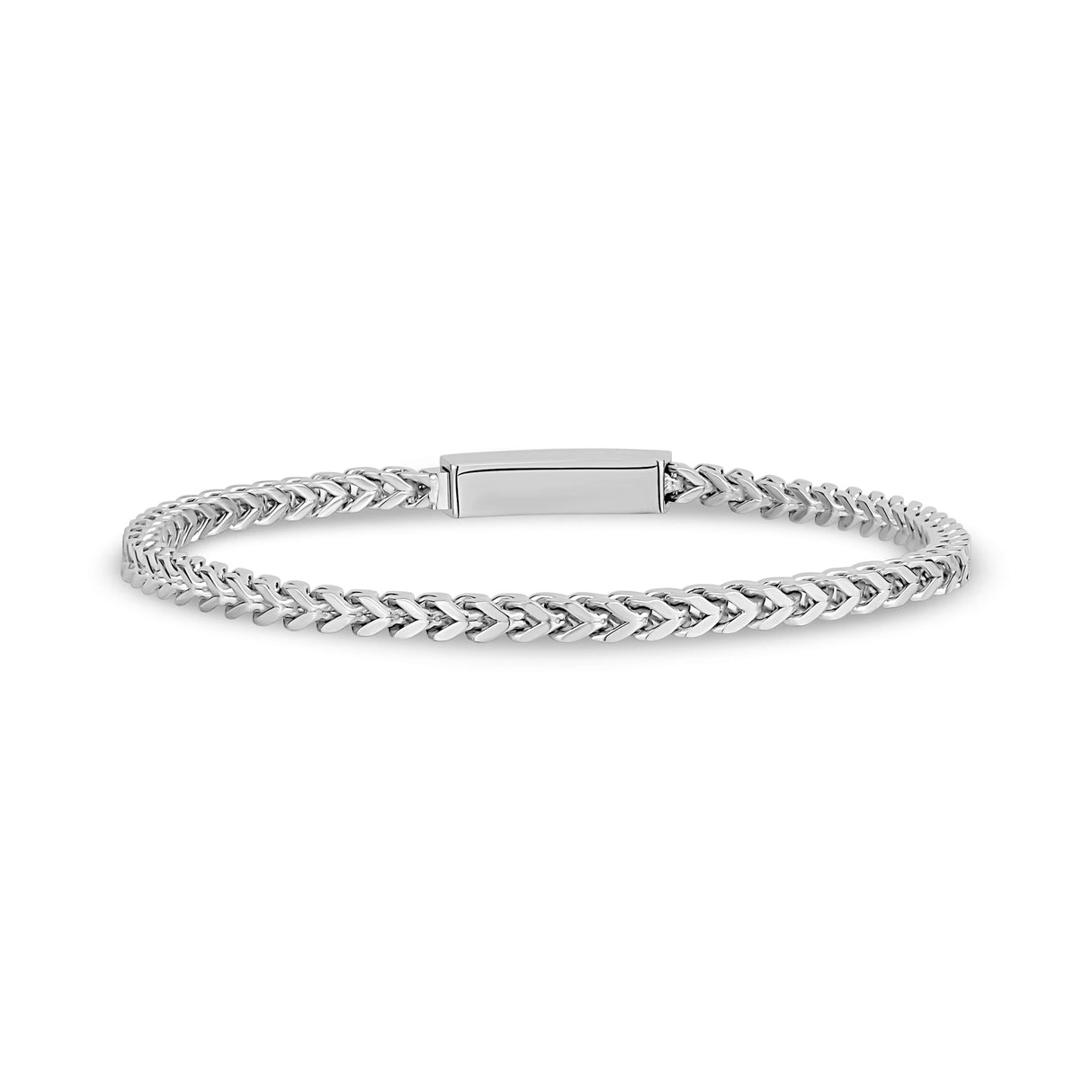 3mm Thin Franco Link Bracelet - Mens Steel Bracelets - The Steel Shop