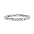 Square Wheat Chain Bracelet | 6MM - Mens Steel Bracelets - The Steel Shop