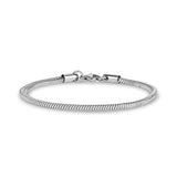 Square Snake Bracelet | 3MM - Mens Steel Bracelets - The Steel Shop