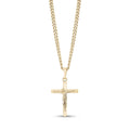 Pingente Homem - Crucifixo de Aço Inoxidável Ouro Pingente Cruz