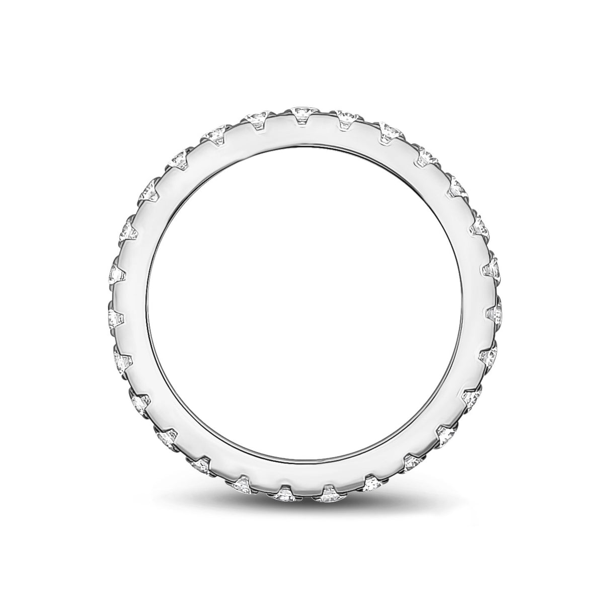2.5mm Eternity Band - Anel Mulher - The Steel Shop